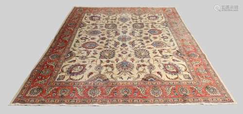 A Persian Tabriz carpet, third quarter 20th century, the cen...