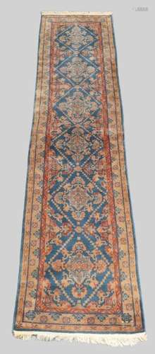 A machine made Persian Hamadan runner, late 20th century, wi...