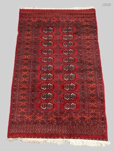 An Afghan Bokhara rug, 21st century, with repeating gull mot...