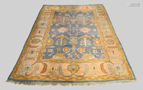 A Turkish Oushak carpet, second quarter 20th century, centra...