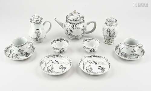 18th century Chine de commande tea service