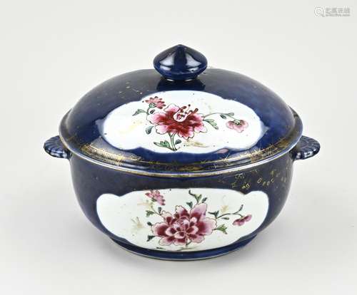 Chinese tureen with lid Ø 24 cm.