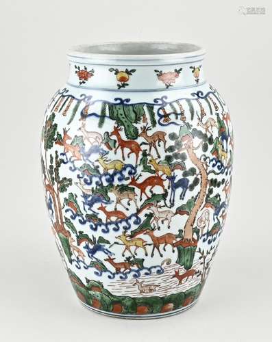 Chinese vase, H 37 cm.