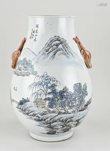 Chinese vase, H 39 cm.