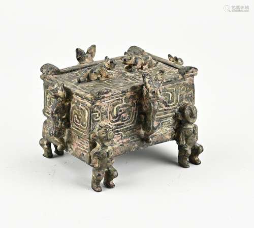 Bronze incense pot