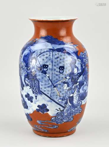 Chinese vase, H 31 cm.