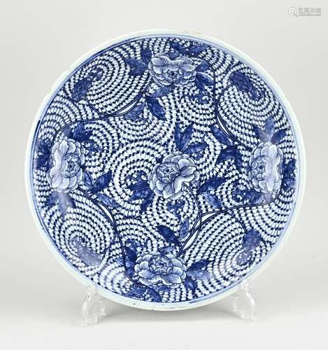 Chinese kang xi dish, Ø 37.2 cm.