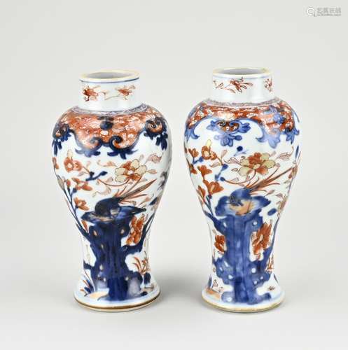 Two Imari vases