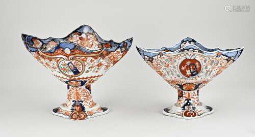 Two volumes of Japanese Imari