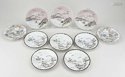 Lot of Japanese plates (10x)