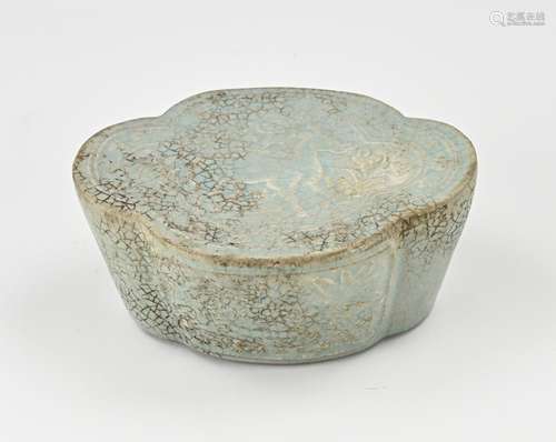 Chinese celadon cushion