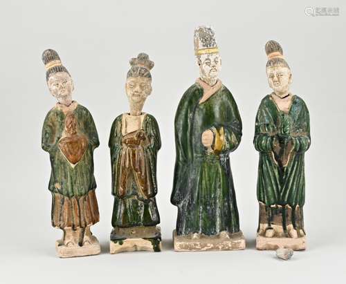 Four Chinese figures