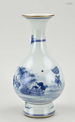 Chinese vase, H 24.3 cm.