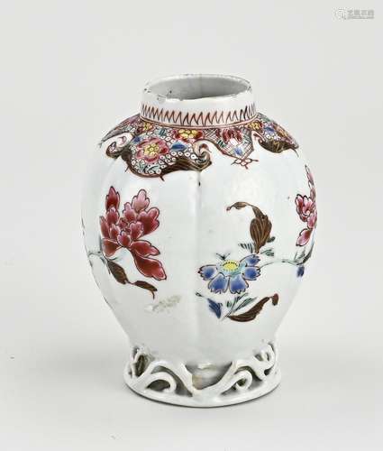 18th century Chinese tea caddy, H 10 cm.