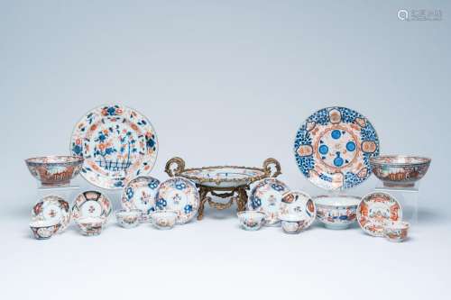 A varied collection of Chinese Imari-style, Japanese Imari a...