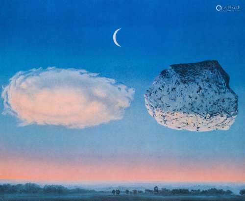 Rene Magritte (1898-1967, after): 'La bataille de l'Argonne'...