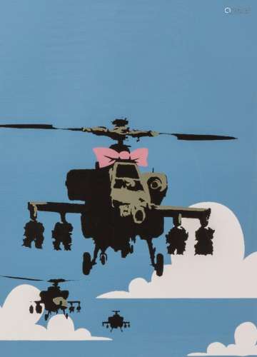 Banksy (1974, after): 'Happy choppers', multiple, ed. 129/15...