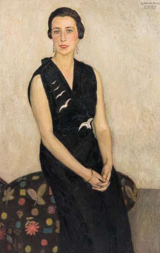 Leon De Smet (1881-1966): Portrait of Cyriel Buysse's daught...