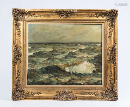 Robert Quintyn (1916): Marine, oil on canvas<br />
Work: 73,...