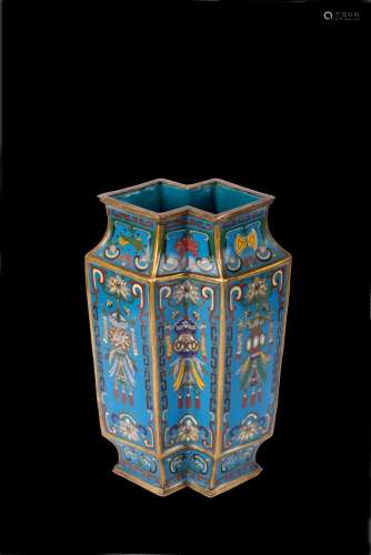 Cloisonne vase