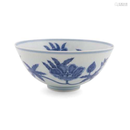 CHINESE CHENGHUA STYLE BLUE & WHITE "PALACE" B...