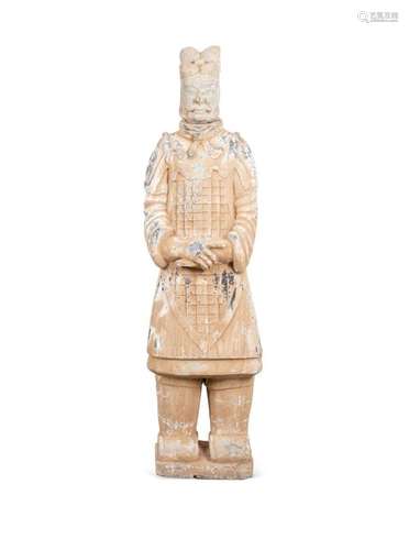 LIFE SIZE CHINESE TERRACOTTA WARRIOR STATUE