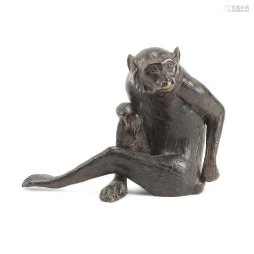 TAKAMURA KOUN JAPANESE BRONZE MONKEY