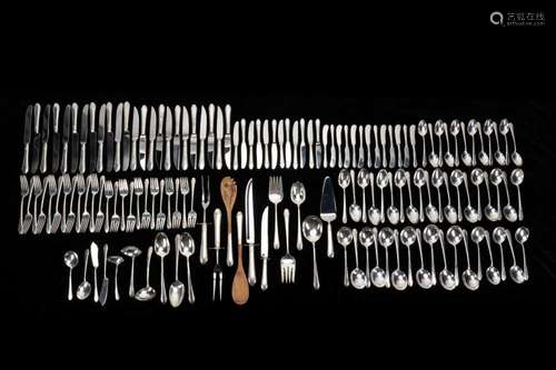 INTERNATIONAL SILVER "ENCHANTRESS" FLATWARE, 142PC