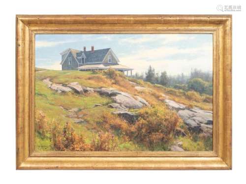 CLYDE ASPEVIG, "SEPTEMBER IN THE MONHEGAN, " O/C