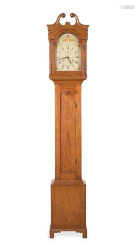 19TH C. SETH THOMAS FEDERAL TALL CASE CLOCK