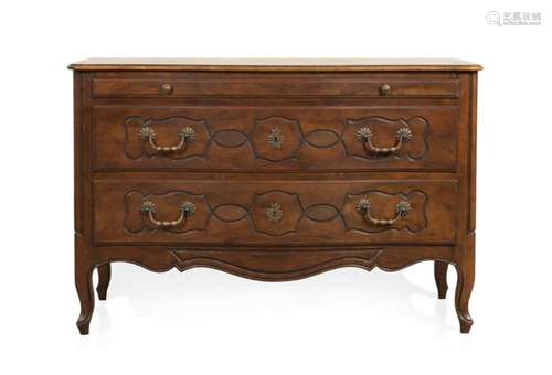 BAKER FRENCH PROVINCIAL STYLE WALNUT COMMODE