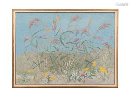 MICHAEL O'SHAUGHNESSY "DUCKS IN REEDS" O/C