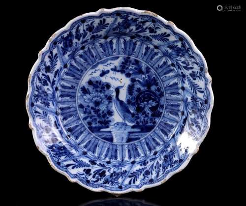 Delft blue earthenware dish