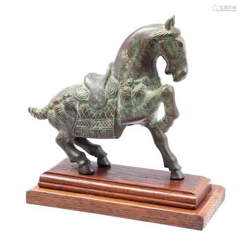 Bronze sculpture of a horse