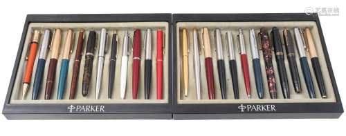 2 box with a total of 24 pens, Parker