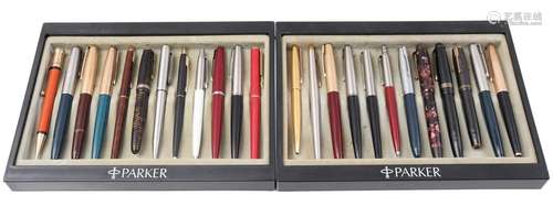 2 box with a total of 24 pens, Parker