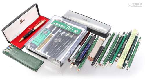 Lot with 24 pens, Faber Castell