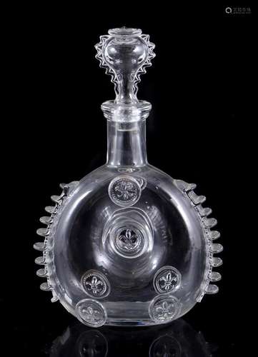 Crystal cognac decanter