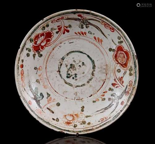 Porcelain Swatow Ming dish