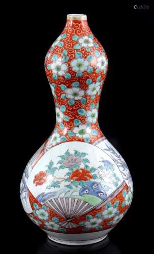 Porcelain polychrome vase