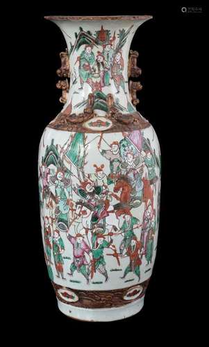 Porcelain Nanking vase