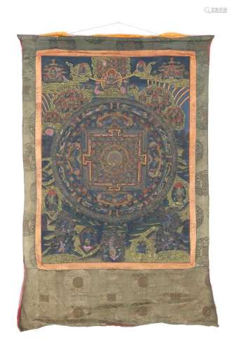 Old Tanka, Tibet, 110x73 cm