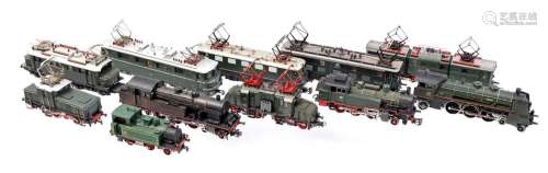 11 various Märklin locomotives