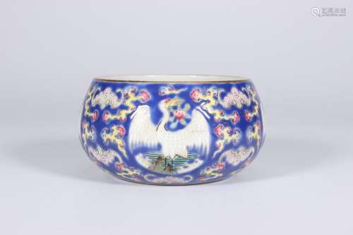 Pot à eau émaillé, Jiaqing, dynastie Qing