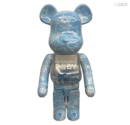 BEARBRICK 水波纹 1000% pvc