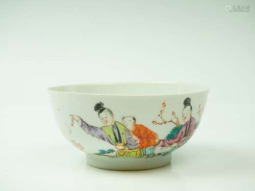 Rare 18th Century Chinese Export Porcelain  Bowl