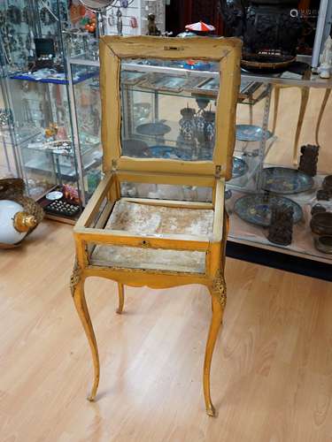 19th Century Antique Glass Top Display Tables