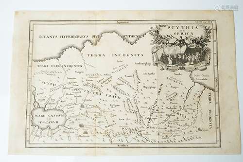 Engraved map, v. Cellarius, 