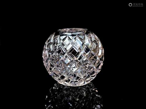 Vintage Crystal Candle Holder