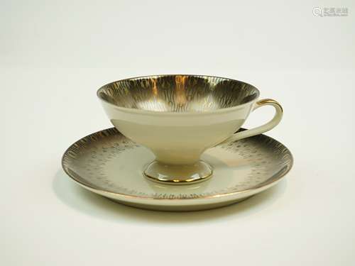 Bavaria Eberthal Germany Teacup Saucer